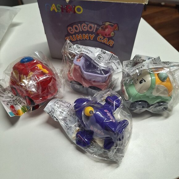 Toy Car Dumptruck Purple Plane Firetruck Police Rescue New Spin Drive Go Move - Picture 1 of 9